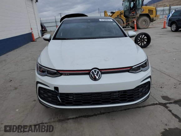 2024 Volkswagen Golf GTI Autobahn with VIN WVWVA7CD2RW222124, listed as a Copart auction lot 47599875 with 5,364 mi miles and Salvage Title. Bid and sale history available at carsss.com. Image 5.