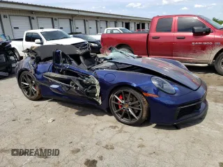 2022 Porsche 911 Carrera S with VIN WP0CB2A96NS245171, listed as a Copart auction lot 45597914 with 0 mi miles and Salvage Title. Bid and sale history available at carsss.com. Image 4.