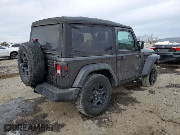 2022 Jeep Wrangler Sport with VIN 1C4HJXAG3NW273779, listed as a Copart auction lot 38882894 with 32,206 mi miles and . Bid and sale history available at DreamBid. Image 3.