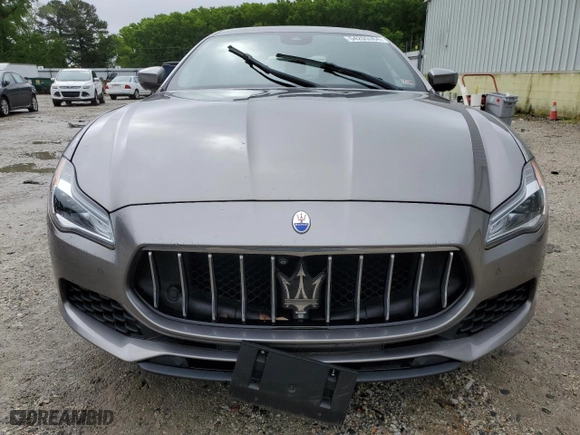 2019 Maserati Quattroporte S Q4 with VIN ZAM56YRA8K1308590, listed as a Copart auction lot 54205364 with 34,911 mi miles and Salvage Title. Bid and sale history available at carsss.com. Image 5.