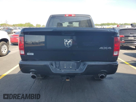 2017 Ram 1500 Express with VIN 3C6RR7KTXHG660865, listed as a Copart auction lot 59386115 with 148,376 mi miles and Salvage title. Bid and sale history available at DreamBid. Image 6.
