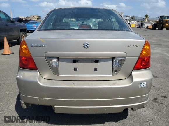 2006 Suzuki Aerio Premium z VIN JS2RA62S265305250, wystawiony jako Copart lot #48345815 z przebiegiem 127 121 mil mil oraz Czysty tytuł • Clean title. Historia ofert i sprzedaży dostępna na DreamBid. Obrazek 6.