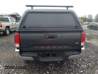 2017 Toyota Tacoma SR5 with VIN 3TMDZ5BN0HM021436, listed as a Copart auction lot 51812125 with 123,812 mi miles and Salvage Title. Bid and sale history available at carsss.com. Image 6.