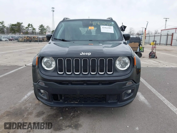2018 Jeep Renegade Latitude with VIN ZACCJBBB9JPH82945, listed as a IAAI auction lot 41962985 with 61,371 mi miles and . Bid and sale history available at DreamBid. Image 12.