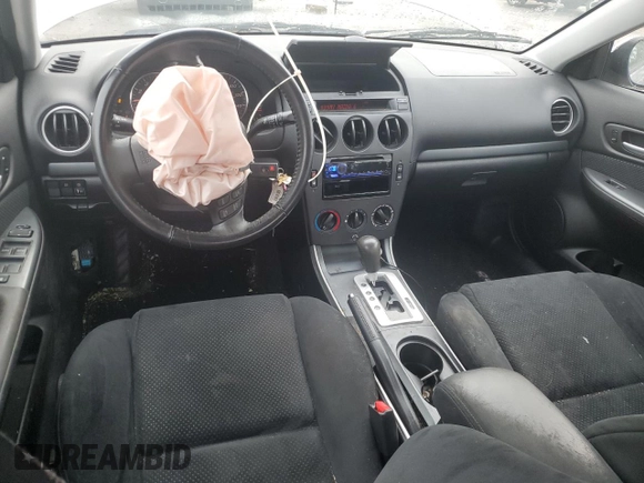 2008 Mazda 6 i Sport VE with VIN 1YVHP80C585M38433, listed as a Copart auction lot 79957794 with 102,642 mi miles and Salvage Title. Bid and sale history available at carsss.com. Image 8.