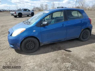 2008 Toyota Yaris with VIN JTDKT923X85204217, listed as a Copart auction lot 53327415 with 318,193 mi miles and Salvage Title. Bid and sale history available at carsss.com. Image 1.