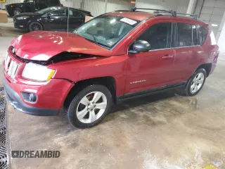 2011 Jeep Compass Latitude with VIN 1J4NF1FB0BD164423, listed as a Copart auction lot 51340455 with 192,408 mi miles and Salvage Title. Bid and sale history available at carsss.com. Image 1.