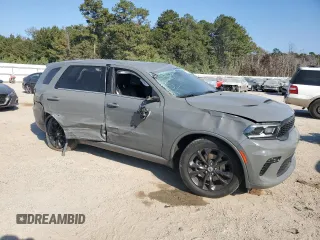 2022 Dodge Durango GT Plus with VIN 1C4RDHDG6NC199921, listed as a Copart auction lot 77528704 with 38,226 mi miles and Salvage Title. Bid and sale history available at DreamBid. Image 4.
