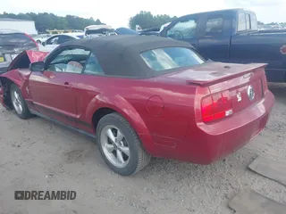 2007 Ford Mustang Deluxe with VIN 1ZVHT84NX75334058, listed as a IAAI auction lot 42187157 with Not provided miles and . Bid and sale history available at DreamBid. Image 3.