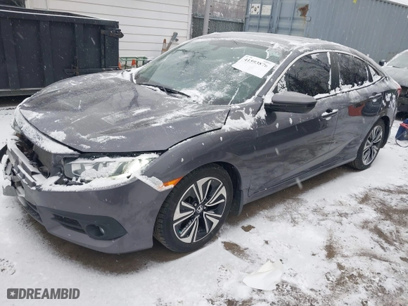 2016 Honda Civic Sedan EX-T with VIN 2HGFC1F33GH640252, listed as a IAAI auction lot 41593876 with 120,307 mi miles. Bid and sale history available at carsss.com. Image 17.