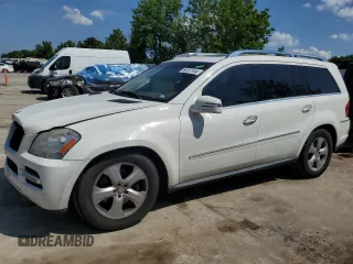 2012 Mercedes-Benz GL-Class GL 450 with VIN 4JGBF7BE4CA790020, listed as a Copart auction lot 60251444 with 163,729 mi miles and Salvage Title. Bid and sale history available at carsss.com. Image 1.