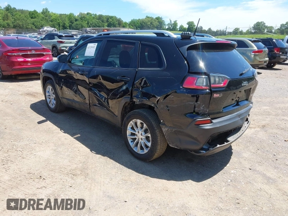 2020 Jeep Cherokee Latitude with VIN 1C4PJLCX1LD522106, listed as a IAAI auction lot 42329192 with 54,325 mi miles and . Bid and sale history available at DreamBid. Image 3.