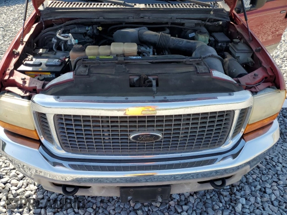 2001 Ford Excursion Limited z VIN 1FMNU42S61EB75207, wystawiony jako Copart lot #54354315 z przebiegiem 187 911 mil mil oraz Szkoda całkowita • Salvage title. Historia ofert i sprzedaży dostępna na DreamBid. Obrazek 12.