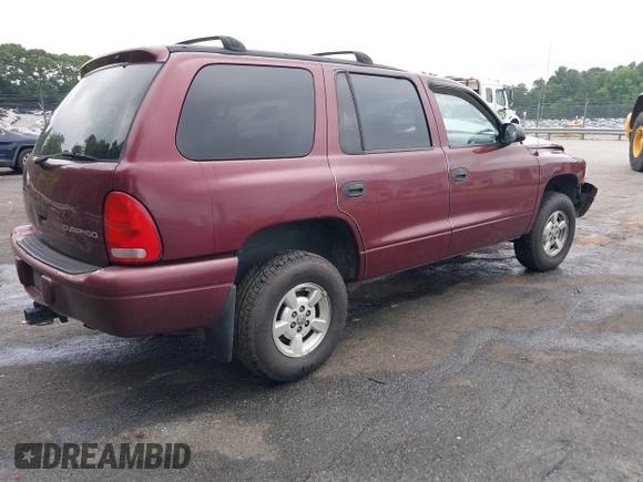2002 Dodge Durango Sport with VIN 1B4HS38N32F206649, listed as a IAAI auction lot 40725627 with 290,822 mi miles. Bid and sale history available at carsss.com. Image 4.