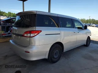 2014 Nissan Quest S with VIN JN8AE2KP5E9100520, listed as a Copart auction lot 57715345 with 281,292 mi miles and Salvage title. Bid and sale history available at DreamBid. Image 3.