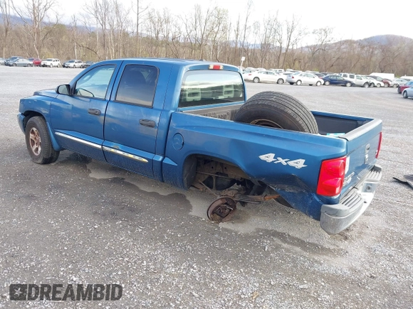 2006 Dodge Dakota Laramie with VIN 1D7HW58N26S524235, listed as a IAAI auction lot 41920951 with 161,689 mi miles and . Bid and sale history available at carsss.com. Image 3.
