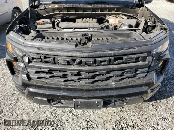2022 Chevrolet Silverado 1500 Custom with VIN 3GCPABEKXNG501062, listed as a Copart auction lot 86687894 with 37,879 mi miles and Salvage Title. Bid and sale history available at DreamBid. Image 11.
