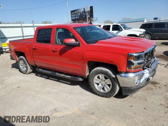 2017 Chevrolet Silverado 1500 LT with VIN 3GCUKREH6HG376269, listed as a Copart auction lot 51812935 with 119,966 mi miles and Salvage Title. Bid and sale history available at DreamBid. Image 4.
