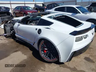 2017 Chevrolet Corvette Z06 3LZ with VIN 1G1YU2D66H5602863, listed as a IAAI auction lot 41645635 with 39,784 mi miles. Bid and sale history available at carsss.com. Image 3.