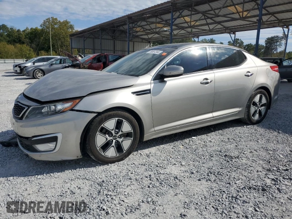 2013 Kia Optima Hybrid EX with VIN KNAGM4AD7D5047835, listed as a Copart auction lot 76067244 with 201,878 mi miles and Salvage Title. Bid and sale history available at carsss.com. Image 1.