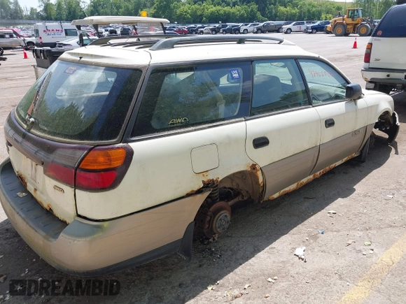 2002 Subaru Legacy Outback with VIN 4S3BH665627666720, listed as a IAAI auction lot 42466008 with Not provided miles and . Bid and sale history available at DreamBid. Image 4.