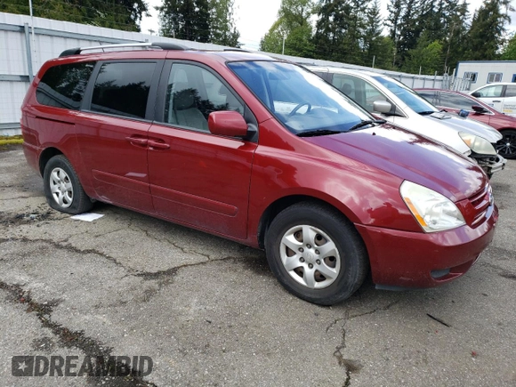 2010 Kia Sedona LX with VIN KNDMG4C32A6346589, listed as a Copart auction lot 53001474 with 139,923 mi miles and Salvage Title. Bid and sale history available at carsss.com. Image 4.