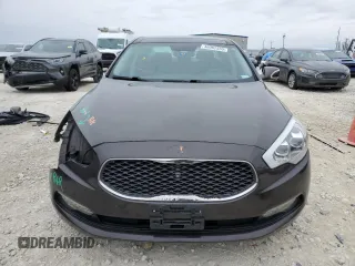 2015 Kia K900 Premium with VIN KNALU4D42F6026740, listed as a Copart auction lot 46062555 with 102,913 mi miles and Salvage Title. Bid and sale history available at carsss.com. Image 5.