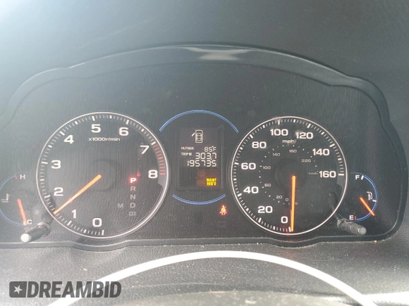 2005 Acura TSX with VIN JH4CL96845C006488, listed as a Copart auction lot 64726045 with 195,735 mi miles and Salvage title. Bid and sale history available at DreamBid. Image 9.