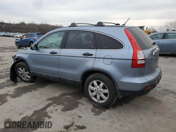 2009 Honda CR-V EX with VIN 5J6RE48599L053866, listed as a Copart auction lot 49388185 with 124,807 mi miles and Salvage Title. Bid and sale history available at carsss.com. Image 2.