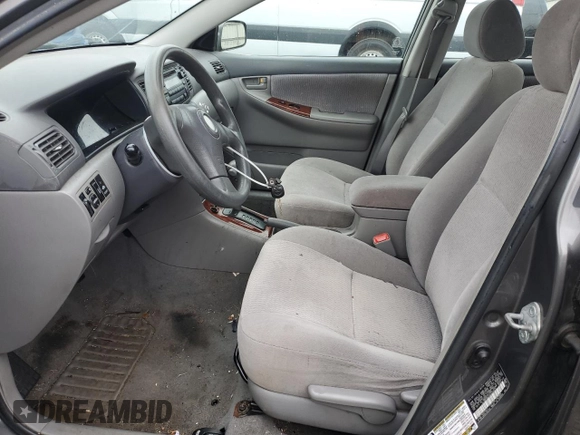 2005 Toyota Corolla CE with VIN 2T1BR30E45C433443, listed as a Copart auction lot 51730225 with 138,126 mi miles and Salvage Title. Bid and sale history available at DreamBid. Image 7.