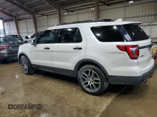 2016 Ford Explorer Sport z VIN 1FM5K8GT7GGD34683, wystawiony jako Copart lot #60908355 z przebiegiem 151 337 mil mil oraz Szkoda całkowita • Salvage title. Historia ofert i sprzedaży dostępna na DreamBid. Obrazek 2.