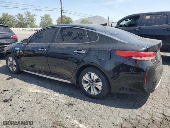 2019 Kia Optima Hybrid EX with VIN KNAGU4LE3K5032736, listed as a Copart auction lot 54017465 with 117,306 mi miles and Clean Title. Bid and sale history available at carsss.com. Image 2.