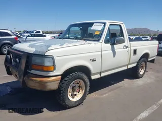 1992 Ford F-150 with VIN 1FTEF14H0NLA47691, listed as a IAAI auction lot 42096312 with 1 mi miles. Bid and sale history available at carsss.com. Image 18.