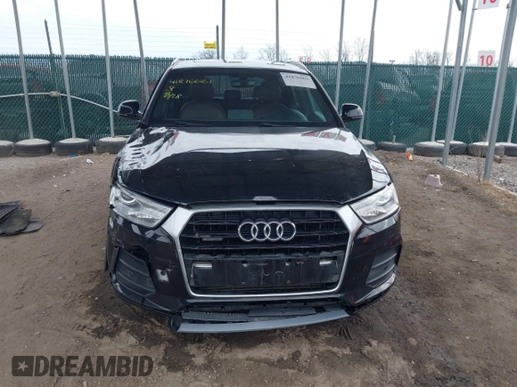 2017 Audi Q3 Premium with VIN WA1ECCFS4HR006201, listed as a IAAI auction lot 41876661 with 159,302 mi miles. Bid and sale history available at carsss.com. Image 12.