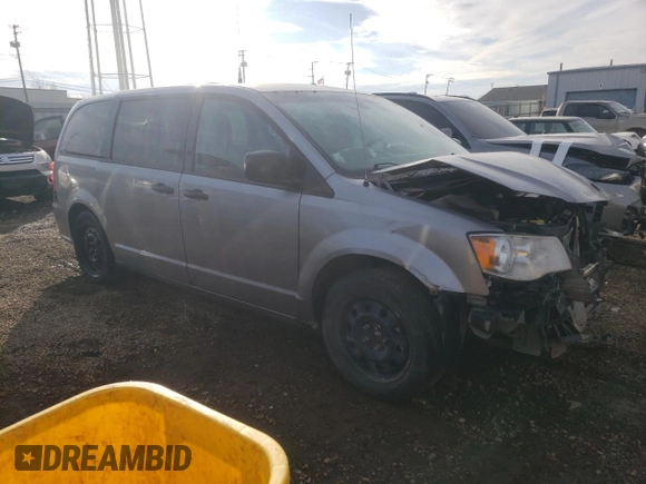 2020 Dodge Grand Caravan SE with VIN 2C4RDGBG5LR231498, listed as a Copart auction lot 84172944 with 14,749 mi miles and Salvage Title. Bid and sale history available at DreamBid. Image 4.