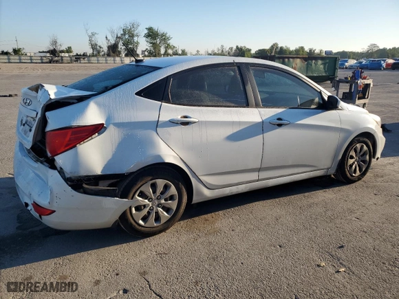 2016 Hyundai Accent SE with VIN KMHCT4AE9GU972118, listed as a Copart auction lot 50583875 with 72,866 mi miles and Salvage Title. Bid and sale history available at carsss.com. Image 3.