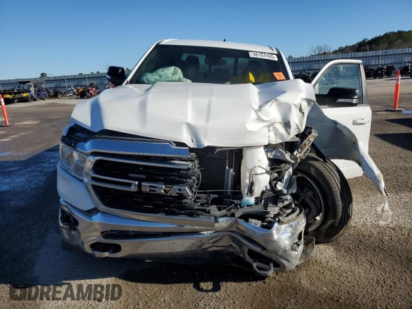 2022 Ram 1500 Lone Star with VIN 1C6RREBT5NN389642, listed as a Copart auction lot 53796355 with Not provided miles and Salvage title. Bid and sale history available at DreamBid. Image 5.