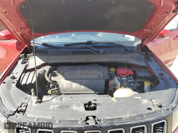 2019 Jeep Compass Limited with VIN 3C4NJDCB7KT641739, listed as a Copart auction lot 56913985 with 111,737 mi miles and Non repairable. Bid and sale history available at DreamBid. Image 12.