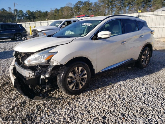 2017 Nissan Murano Platinum with VIN 5N1AZ2MG0HN193600, listed as a Copart auction lot 49988745 with 83,801 mi miles and Salvage Title. Bid and sale history available at carsss.com. Image 1.