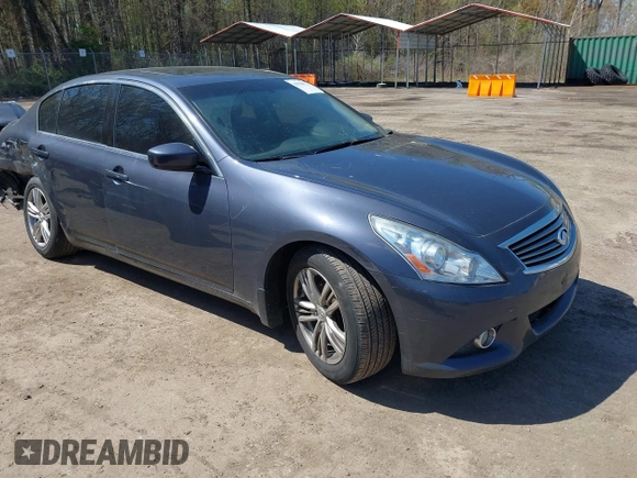 2010 Infiniti G37 x with VIN JN1CV6AR2AM451409, listed as a IAAI auction lot 41990672 with 82,569 mi miles. Bid and sale history available at carsss.com. Image 1.