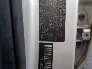 2013 Kia Forte SX with VIN KNAFW4A33D5684184, listed as a Copart auction lot 81901544 with 122,318 mi miles and Salvage Title. Bid and sale history available at carsss.com. Image 12.
