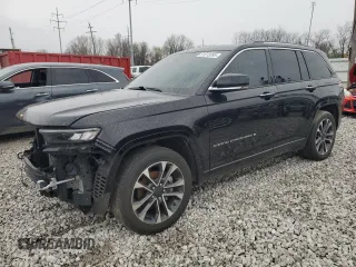 2022 Jeep Grand Cherokee Overland with VIN 1C4RJHDGXN8621796, listed as a Copart auction lot 51613395 with Not provided miles and Salvage title. Bid and sale history available at DreamBid. Image 1.