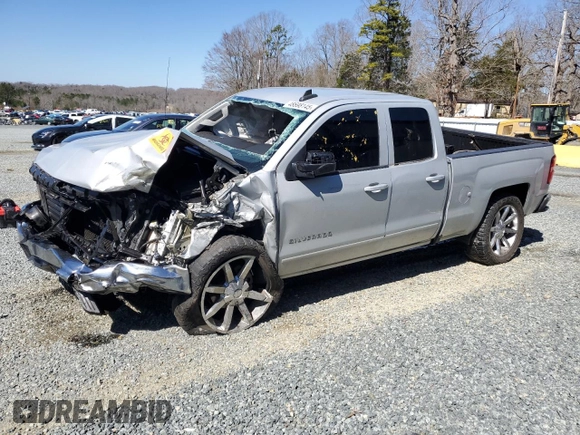 2018 Chevrolet Silverado 1500 LT with VIN 1GCRCREH0JZ158238, listed as a Copart auction lot 48698145 with Not Provided miles and Salvage Title. Bid and sale history available at DreamBid. Image 1.