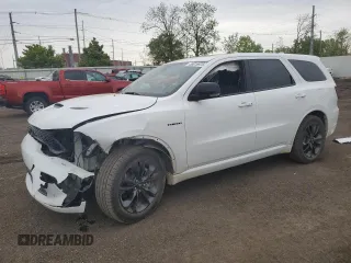 2021 Dodge Durango R/T with VIN 1C4SDJCT0MC522706, listed as a Copart auction lot 59016975 with 92,412 mi miles and Non repairable. Bid and sale history available at DreamBid. Image 1.