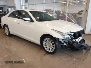 2014 Cadillac CTS Sedan RWD with VIN 1G6AP5SX4E0123768, listed as a IAAI auction lot 41581568 with 69,442 mi miles. Bid and sale history available at carsss.com. Image 1.