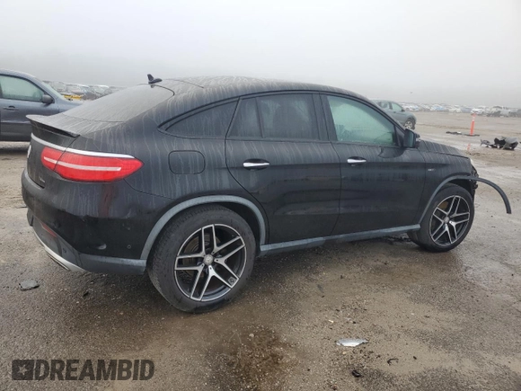 2016 Mercedes-Benz GLE 450 AMG with VIN 4JGED6EB5GA025189, listed as a Copart auction lot 54160625 with 126,505 mi miles and Salvage title. Bid and sale history available at DreamBid. Image 3.