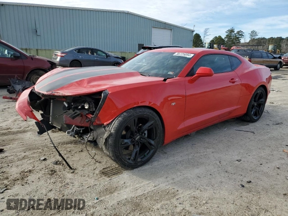 2022 Chevrolet Camaro 2LT with VIN 1G1FD1RS7N0130785, listed as a Copart auction lot 38725894 with 16,497 mi miles. Bid and sale history available at carsss.com. Image 1.