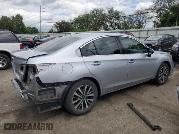2019 Subaru Legacy Premium with VIN 4S3BNAF60K3015482, listed as a Copart auction lot 57904265 with 152,349 mi miles and Salvage title. Bid and sale history available at DreamBid. Image 3.