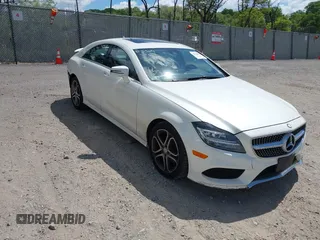 2015 Mercedes-Benz CLS 400 with VIN WDDLJ6HB9FA154511, listed as a IAAI auction lot 42155412 with 88,386 mi miles and . Bid and sale history available at DreamBid. Image 1.