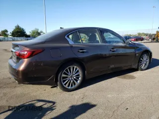 2020 Infiniti Q50 Luxe z VIN JN1EV7AR2LM250739, wystawiony jako Copart lot #66489913 z przebiegiem 50 254 mil mil oraz Szkoda całkowita • Salvage title. Historia ofert i sprzedaży dostępna na DreamBid. Obrazek 3.